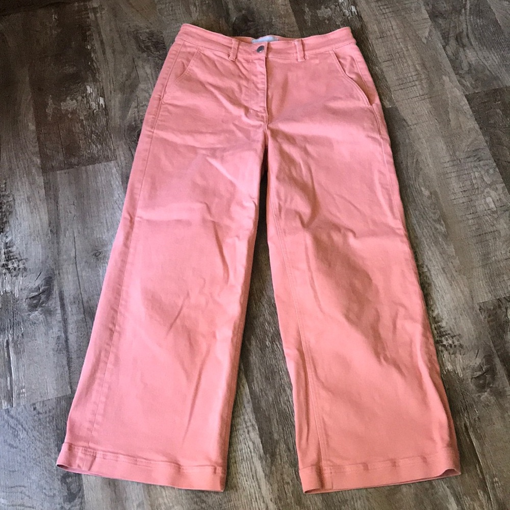 Everlane wide leg cropped pants